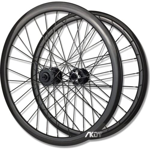 24 Inch BSD 520 Disc Brake Carbon BMX Wheelset Clincher 30mm x 21mm BMX Wheels Carbon
