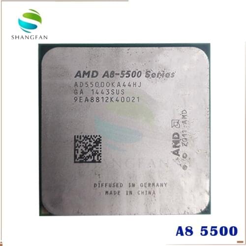AMD A8-Series A8 5500 A8-5500 A8 5500K A8 5500B AD550BOKA44HJ 3.2Ghz 65W Quad-Core CPU Processor AD5500OKA44HJ Socket FM2