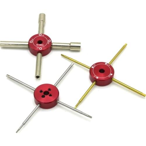 Cross 4 in 1Hex Screw Driver Tools Set 1.5/2/2.5/3mm for RC Helicopter Car boat Tools RC Tool