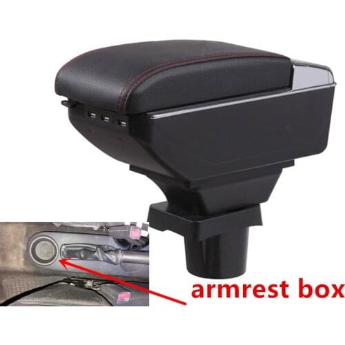 For Chevrolet Spark III armrest box central Store content Aveo T200 armrest box with cup holder ashtray Generic model