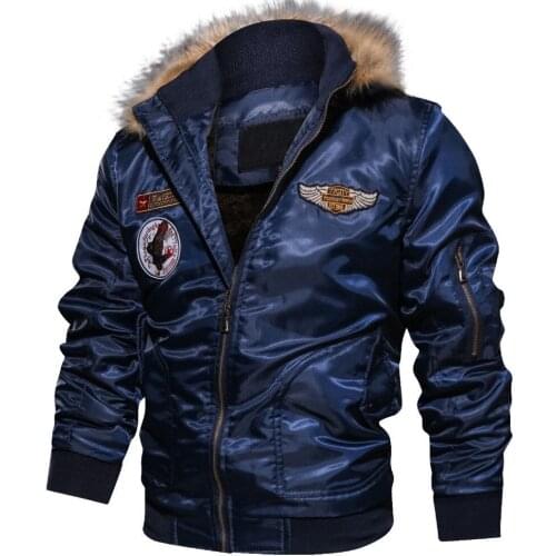 Autumn Winter Men Thick Bomber Jacket Parkas Warm Army Military Tactical Jacket Mens Pilot Jacket Coat Motorcycle Windbreaker F