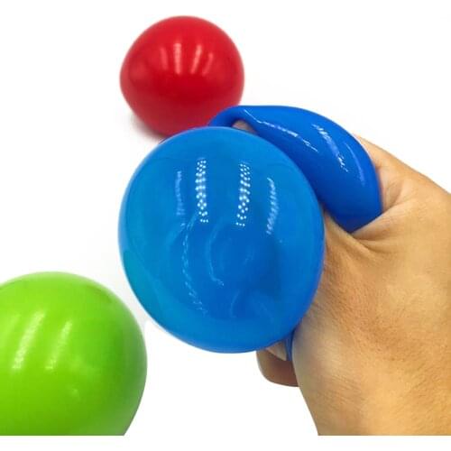Wall Sucking Ball Funny Decompression Ball for Adults Children TPR soft material safe Smooth and Cornerless Ease Emotions gift