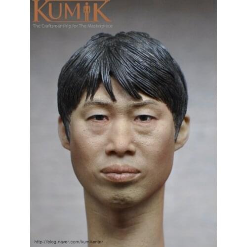 Kumik new 1/6 male head sculpt KM16-65 South Korea famous actor star Liuhai town orders for action figures