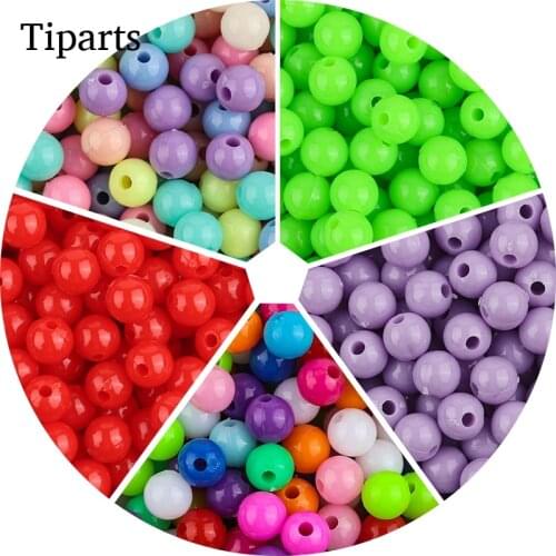 Mixed Letter Plastic Beads Round Flat Alphabet Digital Cube Loose Spacer Beads For Jewelry Making Handmade Diy Bracelet Necklace