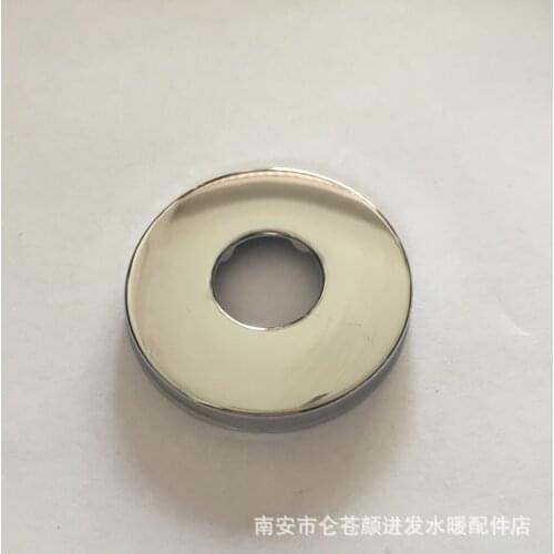 Stainless steel 201 polished plating cover 4/8=1/2 widened (55mm) triangle valve faucet decorative cover kitchen accessories