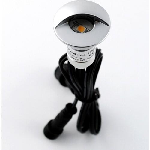 Wire with Male and Female Connector on Light) 10pcs LED Underground Light Outdoor Garden 0.6W LED Road Square Plaza LAMP IP65