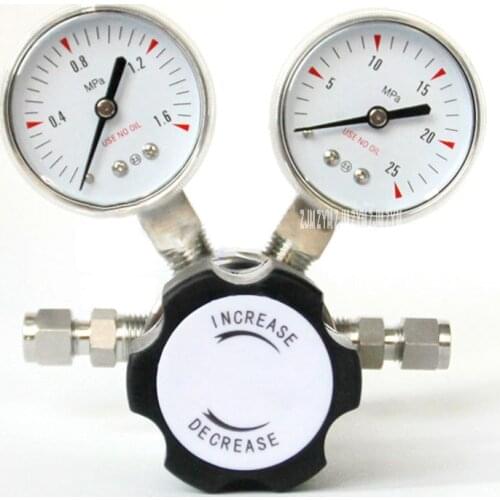 Pressure Reducing Valve 316L Stainless Steel Pressure Reduction Valve Ammonia Oxygen Nitrogen Hydrogen Precise Regulating Valve
