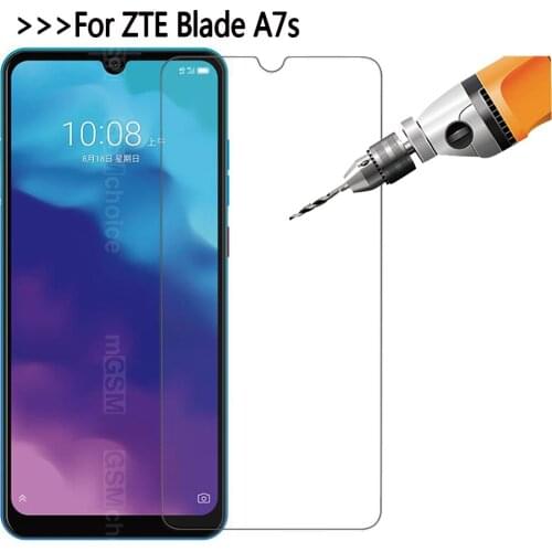 Tempered Glass For ZTE A7s Case 9H 2.5D Protective Film Explosion-proof Clear Screen Protector Phone Cover