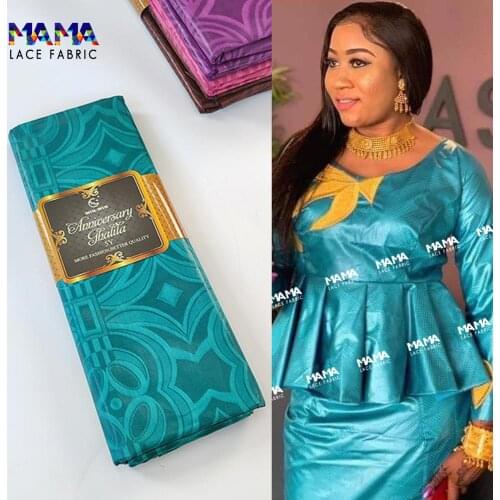 5 Yards 2021 Top Quality Women Wedding Party Dress Bazin Riche Bridal Material Embroidery Lace Fabric Basin Riche Sweing