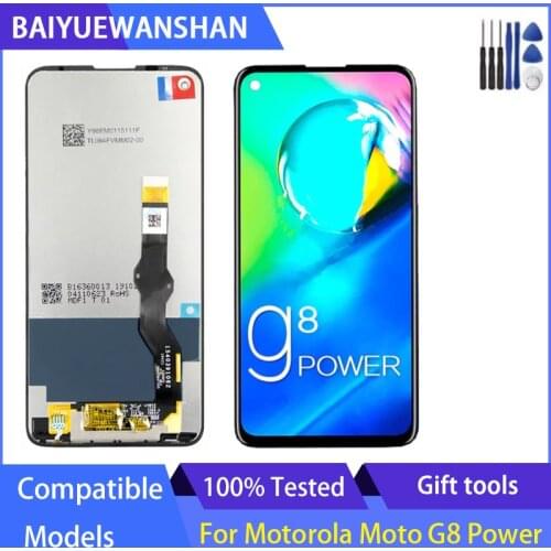 6.4" For Motorola Moto G8 Power Lcd Screen Display Touch Glass Digitizer Assembly G8Power XT-2041-1 LCD