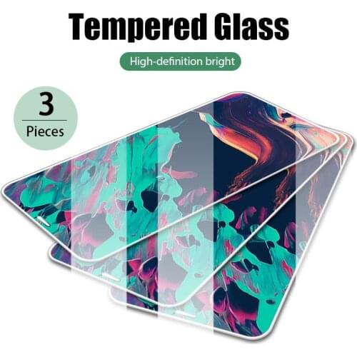 1/2/3 Pcs Hard Tempered Glass for Apple 13 12 Pro Max XS Max XR X 6 6S 7 8 Plus 5 5s Safety Glass for iPhone 11 Pro Max Se 2020