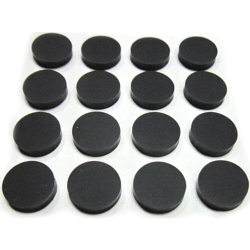 1PCS Self Adhesive Silicone Rubber Feet Black Round Furniture Pad Protectors 30-140mm