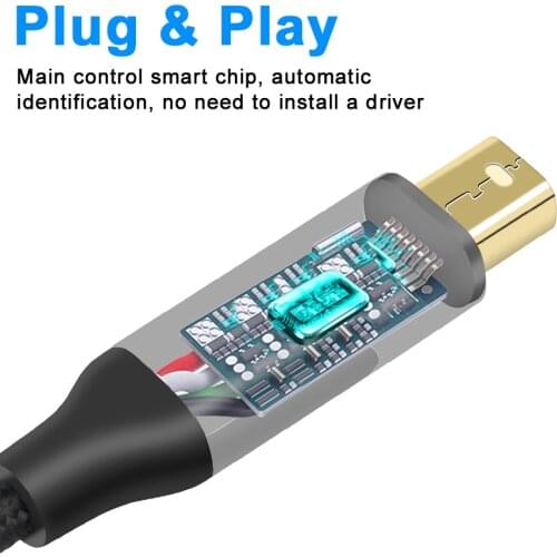 2021 New Arrival 1.8M USB Type C 3.1 to Mini DisplayPort Cable DP 4K 60HZ Display Port Adapter for Thunderbolt 3 For Macbook