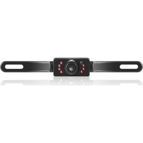 7 LED Night Vision Car License Plate Frame Rear View Camera 120 degree Waterproof Vehicle reverse parking camera