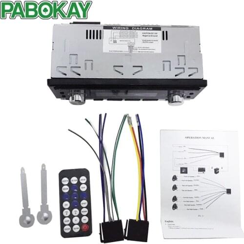 FS Car Radio Bluetooth Autoradio JSD20158 Stereo Audio In-dash FM Aux Input Receiver USB MP3 MMC WMA