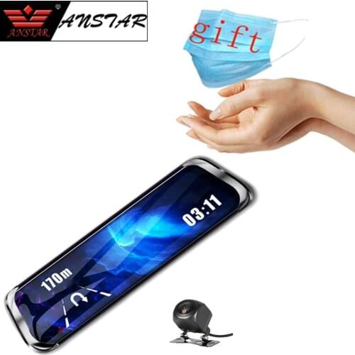 Anstar 10 inch Touch 4G Rearview Mirror Car DVR Video Record 1080P Android Dash Cam WiFi Dual Lens GPS Navigation Auto Camera