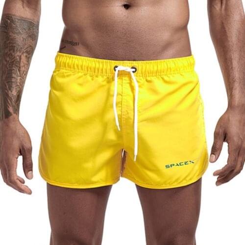 Quick-Dry Space X Logo Swimming Shorts Men Swimwear SpaceX Boxer Swimsuit Trunks Bathing Beach Wear Surfing Board Short Pants