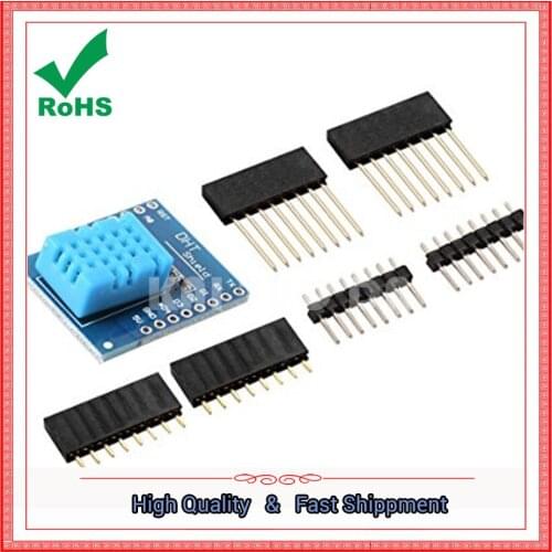 DHT11 digital temperature and humidity sensor module FOR D1 mini WIFI expansion board learning board
