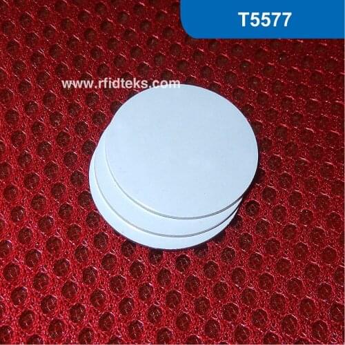 CT Dia 25mm RFID Tag for access control, RFID PVC Token for asset management, RFID Smart tag 125KHz with T5577 Chip