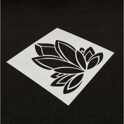 Flower pvc Layering Stencils for DIY Scrapbooking/photo album Decorative Embossing DIY Paper Cards Crafts