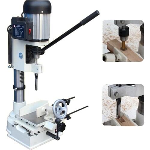 Wood Jig 750W Woodworking Tenon Machine Drilling Tool Wood Hole Opener Machine Slotting Machine Carpentry Tool MK361A