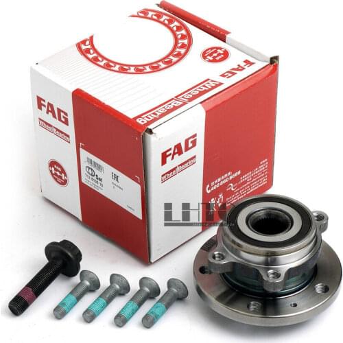 FAG OEM Genuine Front Wheel Hub Axis Bearing Screws Bolts Assembly For VW Jetta Golf GTI Tiguan Passat AUDI A3 TT
