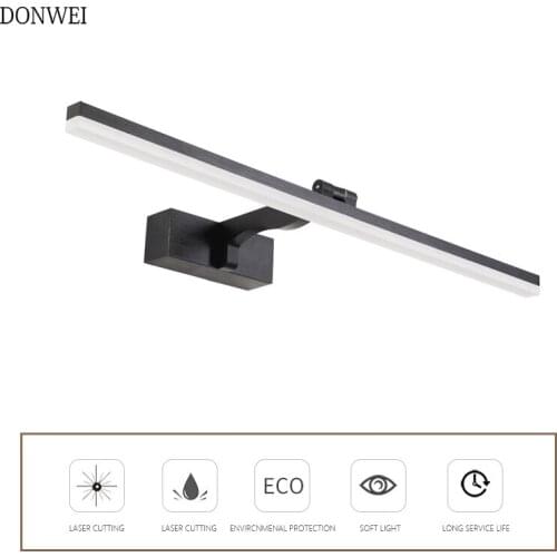 Modern Led Mirror Light 8W 10W AC90-260V Wall Mounted Industrial makeup Wall Lamp Stainless Steel Bathroom Front Dresser Light