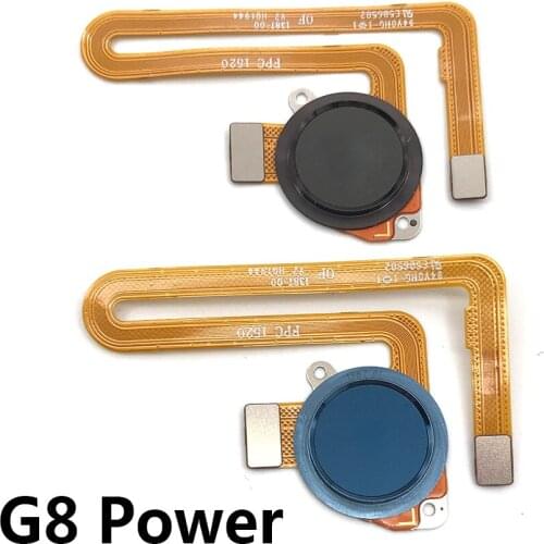 10Pcs/Lot,Home Button FingerPrint Touch ID Sensor Flex Cable Ribbon For Moto G8 Play / G8 Plus / G8 Power Replacement Parts