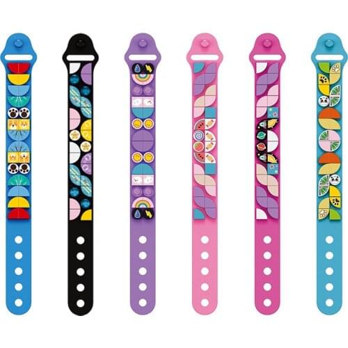 Toys for Girls Kawaii Bracelet Toy Diy Absplastic Building Blocks Toy Free Combination Size Creativity Girl Gifts for Children