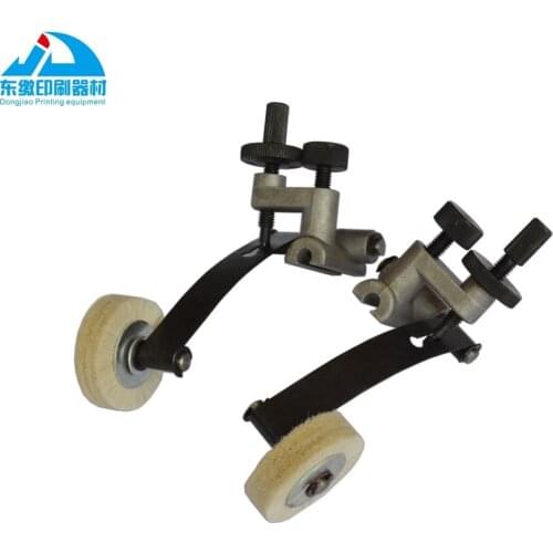 Printing Machinery Brush Wheel White Assembly Brush Wheel