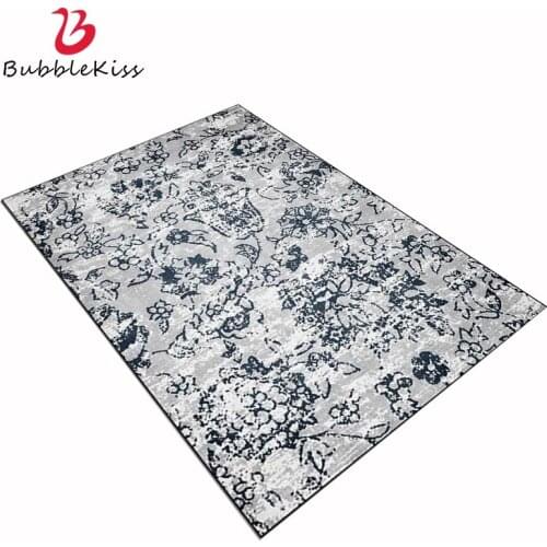 Bubble Kiss Flowers Carpet For Living Room Modern Abstract Retro Floral Large Area Rugs Customized Home Bedroom Decoration
