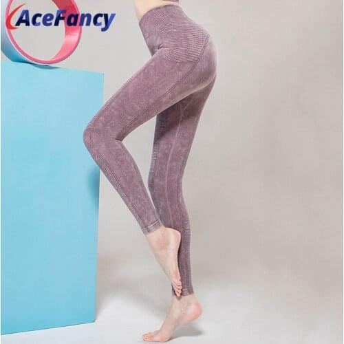 Acefacy Women Yoga Leggings High Waist Leggings Anti Cellulite Push Up Leggings Sport Women Fitness Yoga Pants Leggings T8809