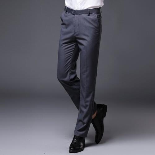High Quality Men Pants 2021 New Mens Business Casual Pants Mens Fashion Trousers Mens Straight Suit Men Dress Pants