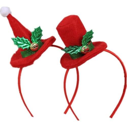 2Pcs Christmas Decorations, Party Supplies, Adult Childrens Gifts, Christmas Hats, Headbands