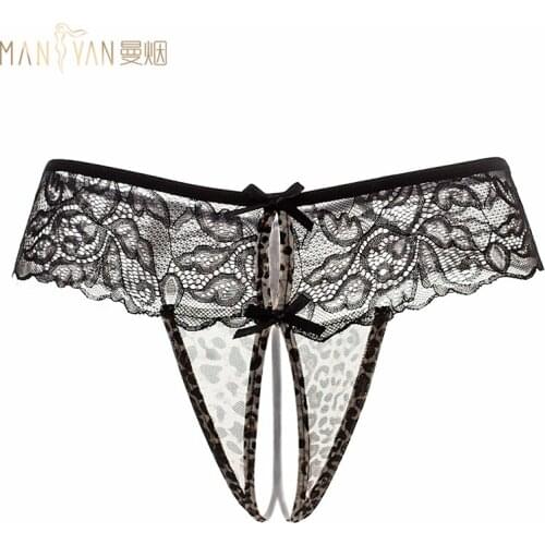 Sexy Sexy Underwear Open-End Free T-Back Passion Suit Sao plus Size See-through Seductive Emotional Underwear for Women