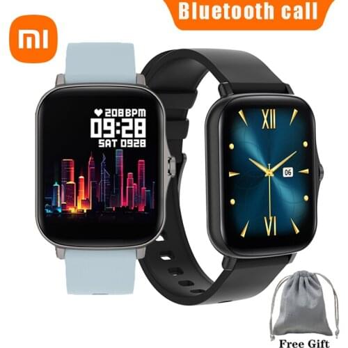 Xiaomi Mijia 2021 Smart Watch Men Women Bluetooth Call Full Touch SmartWatch Sports Fitness Tracker Blood Pressure Smart Clock