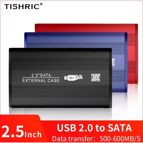 TISHRIC SATA Hdd Case Hdd Enclosure Usb 3.0 Hard Disk Case For Hard Drive Box 8 TB External Hard Drive Case Hard Disk Enclosure
