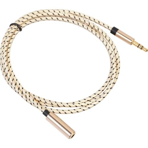 0.5m-5m Earphone Extension Cable 3.5mm Jack Male To Female Audio Cable Headphone Audio AUX Extension Cable Earphone Accessories