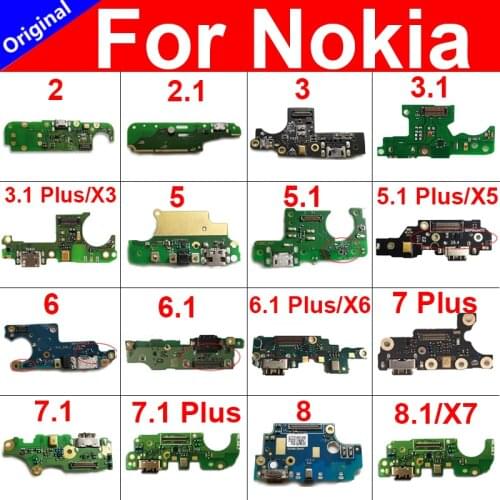 Usb Charger Jack Prot Board For Nokia 3.1 3.1+ Plus 3.1plus TA-1104 1115 1118 1125 Chargring Plug Dock Board Replacement Parts