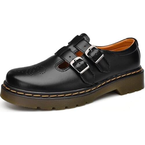 Shoes For Women Leather Sponge Cake Bottom Womens Shoes Women Boots Platform Tacones Botas De Mujer Zapatos De Mujer 2020