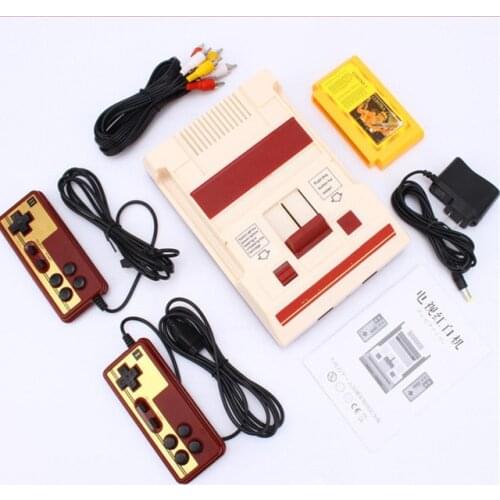 001 Drop Ship Video Game Console To TV With 2 Gamepads Controller For 8 bit Family TV game 500in1 & 24 In1 game cards for choose