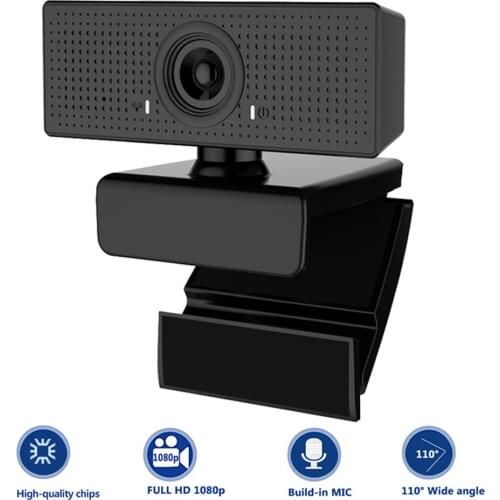 1080p Full HD Video Calling Webcam PC Desktop Webcam with Microphone For Meeting Video Online Course computer Laptop