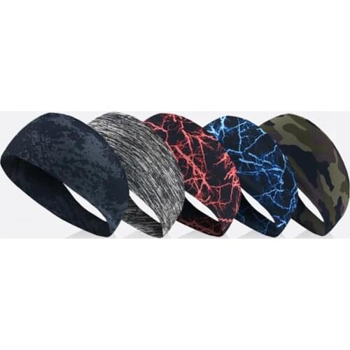 50%HOTFashion Graffiti Lighting Elastic Absorbent Hairband Yoga Jogging Gym Headwear