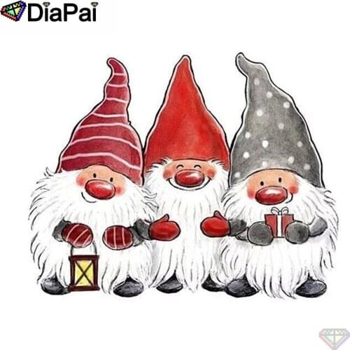 DiaPai 100% Full Square/Round Drill 5D DIY Diamond Painting "Santa Claus" Diamond Embroidery Cross Stitch 3D Decor A19868