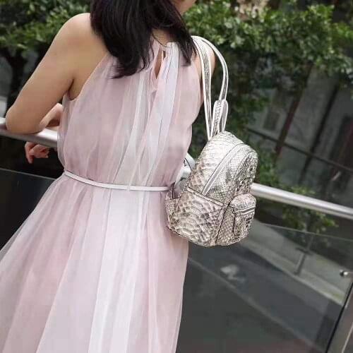 Anos Skin Women's Beige Backpacks