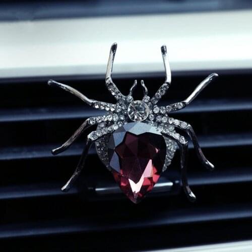 Spider Design Ornaments Car Vents Perfume Clip Air Freshener Automobile Interior Fragrance Decoration