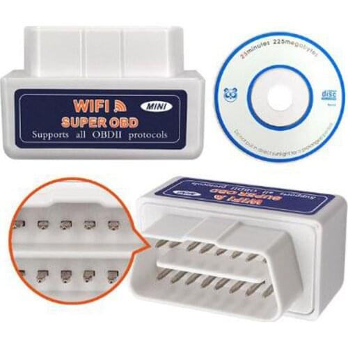 Super ELM 327 V1.5 OBDII/OBD2 Auto Scanner Tool Work Android & IOS System ELM327 Wifi Support OBD II Protocols