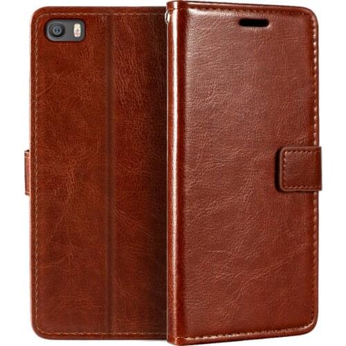 Case For Xiaomi Mi 5 Wallet Premium PU Leather Magnetic Flip Case Cover With Card Holder And Kickstand For Xiaomi Mi 5