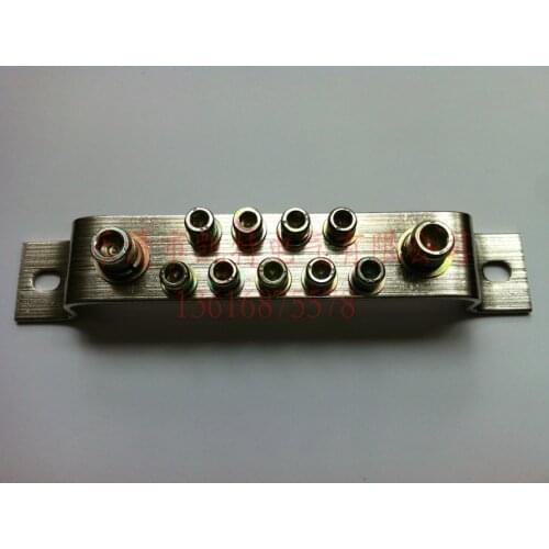 Double-row 11 holes up, specification 2.5 * 25, copper grounding, grounding Busbar, double rows of grounding line