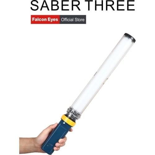 Falcon Eyes LED Photo Video Fotografia Fill Tube Light 15W Continuous Lighting High Dimmable Power Output Handheld Stick Saber 3